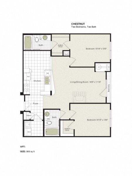 Floor Plan - Chestnut