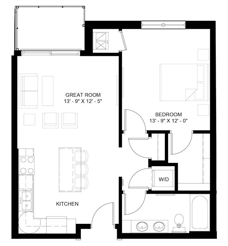 Floor Plan - The Sanford (B8)
