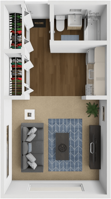 Floor Plan - Studio