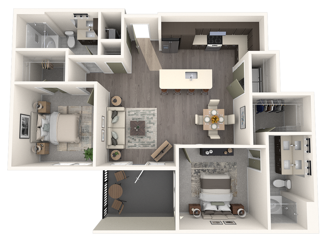 Canal 1535 Floor Plan B1 - B1