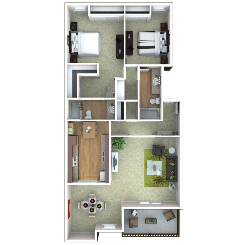 Floor Plan - Residence 2 Upgraded