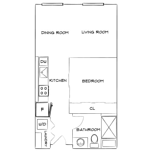 Floor Plan - Design 1B10