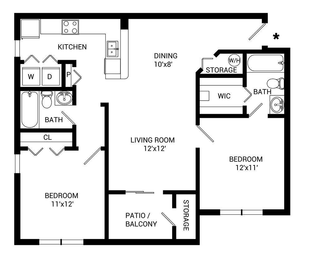Floor Plan - The Camelia