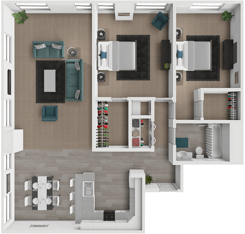 Floor Plan - The Fitzgerald