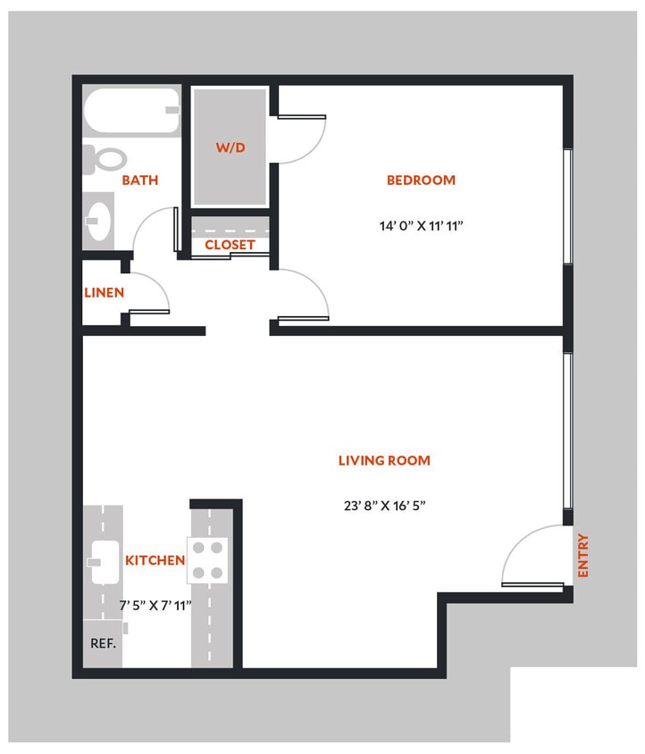 Floor Plan - Plan 1C - Classic
