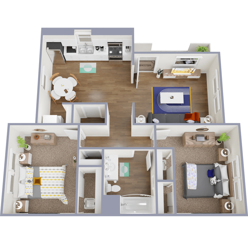 Floor Plan - Julep Flats-B1