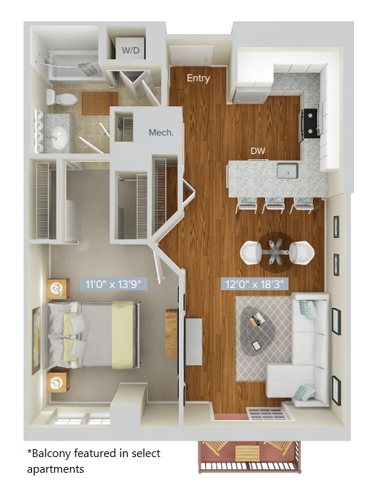 Floor Plan - Furnished-f-A5_708-764SF