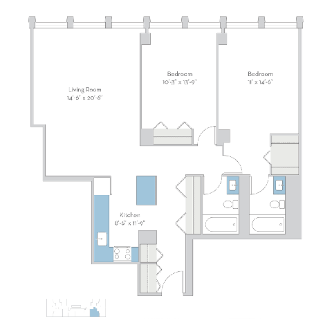 Floor Plan - 2bn14