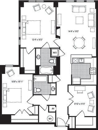Floor Plan - 2AY+D