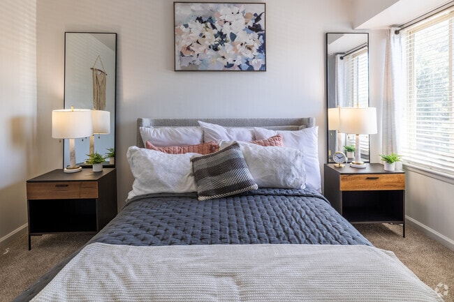 The Boston 2BR, 1BA -900SF - Primary Bedroom - ReNew White Marsh