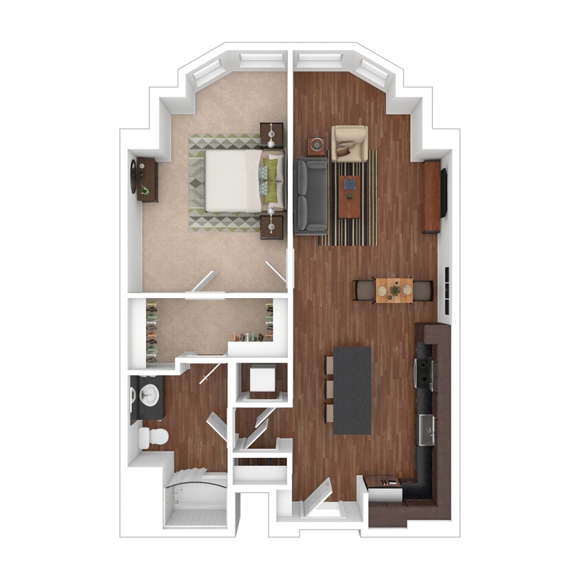 Floor Plan - A36R - The Melrose