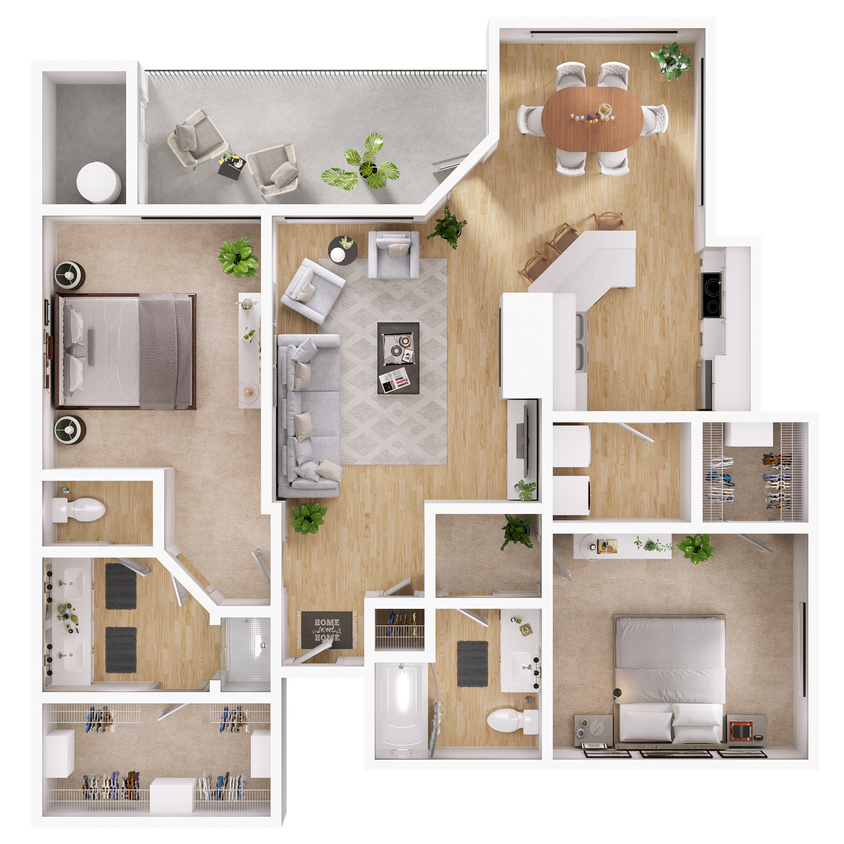 Floor Plan - Sunflower - Updated