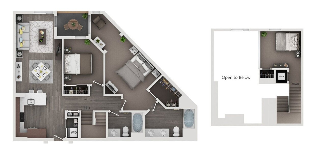 Floor Plan - 2/2 w/ Loft Nook