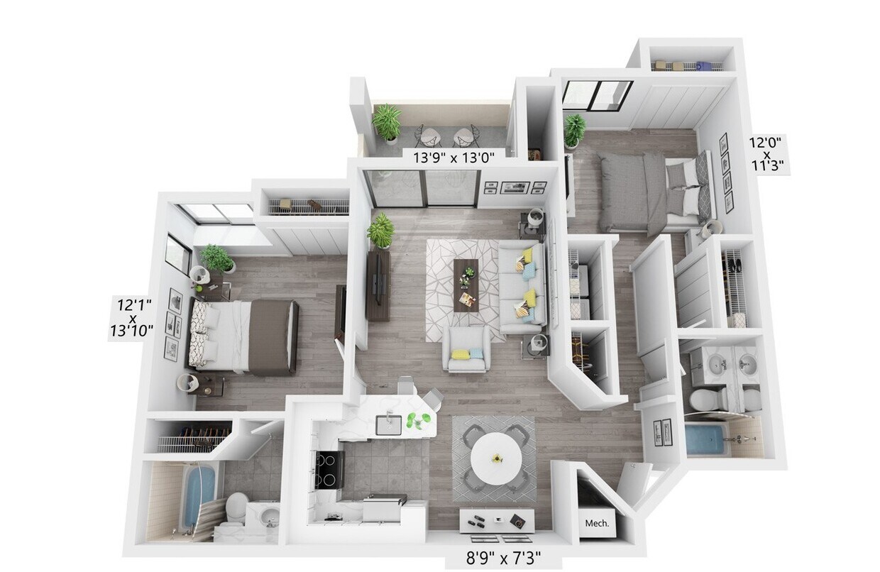 Floor Plan - B2 BARBADOS
