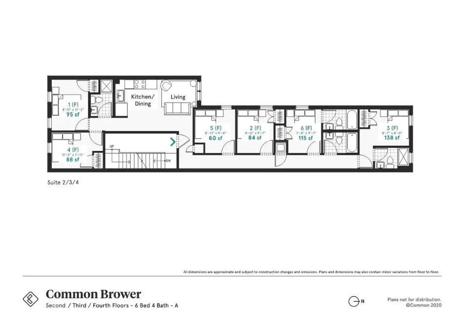 Floor Plan - Ensuite Furnished Room in Shared 6 Bed 4 Bath