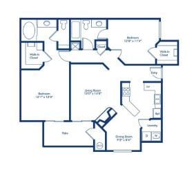 Floor Plan - 2 Bedroom