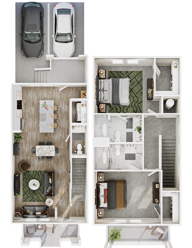 Floor Plan - Townhome - B4