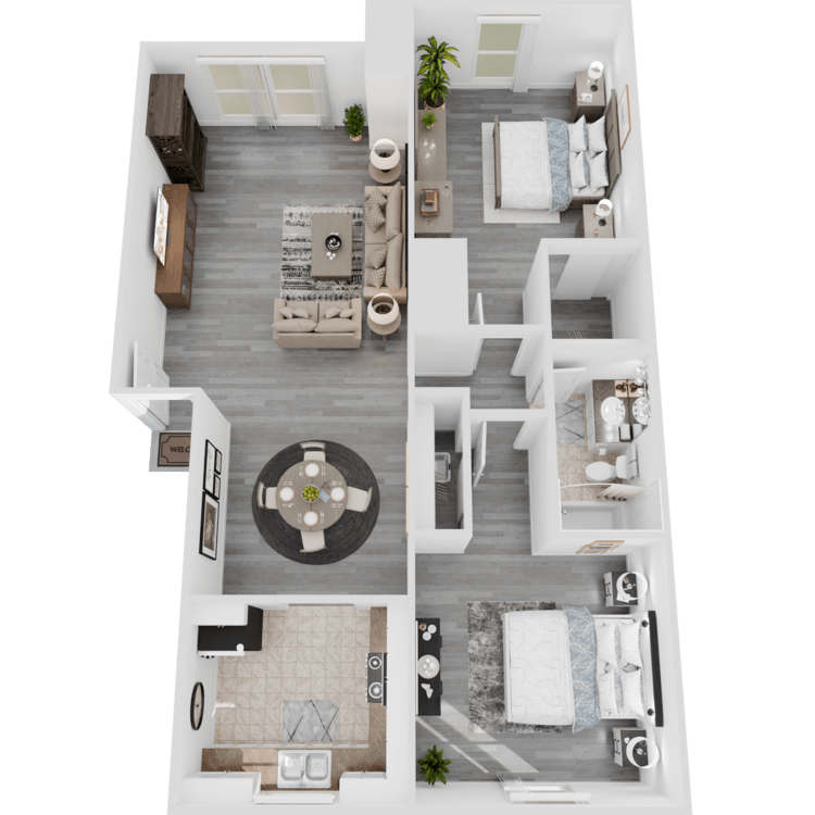 2b1b_950_Overhead_426061.png - 2 Bed 1 Bath