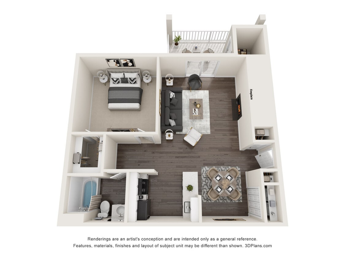 Floor Plan - The Briar Reno Quartz A1A