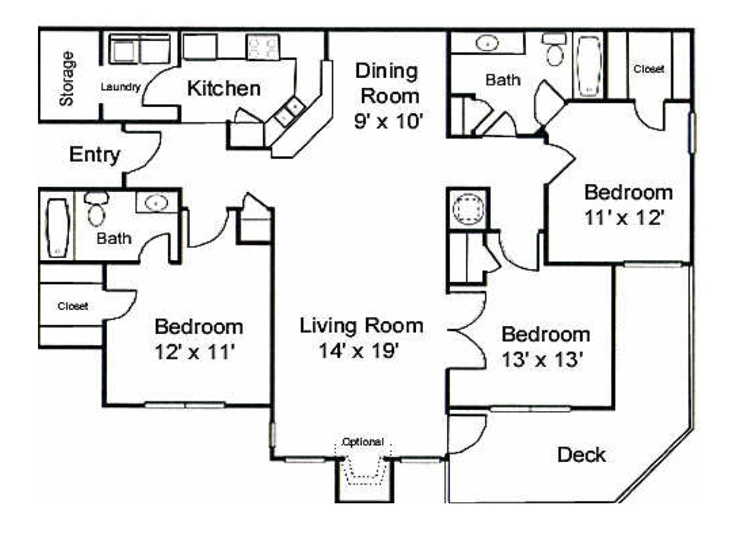 Floor Plan - St. Andrew Renovated