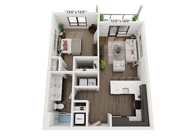 Floor Plan - A1B