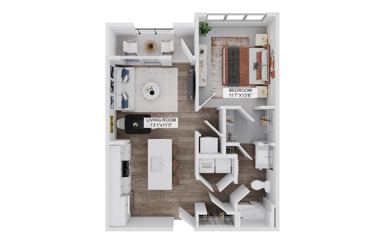 Floor Plan - The Skyliner (A1B)