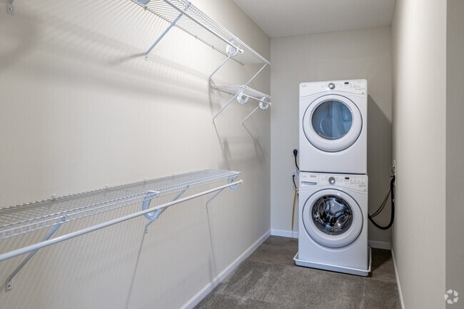 1BR, 1BA - 744SF - Closet/Laundry - 501 on First