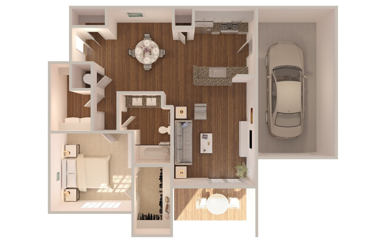 Floor Plan - Sandpiper + Garage