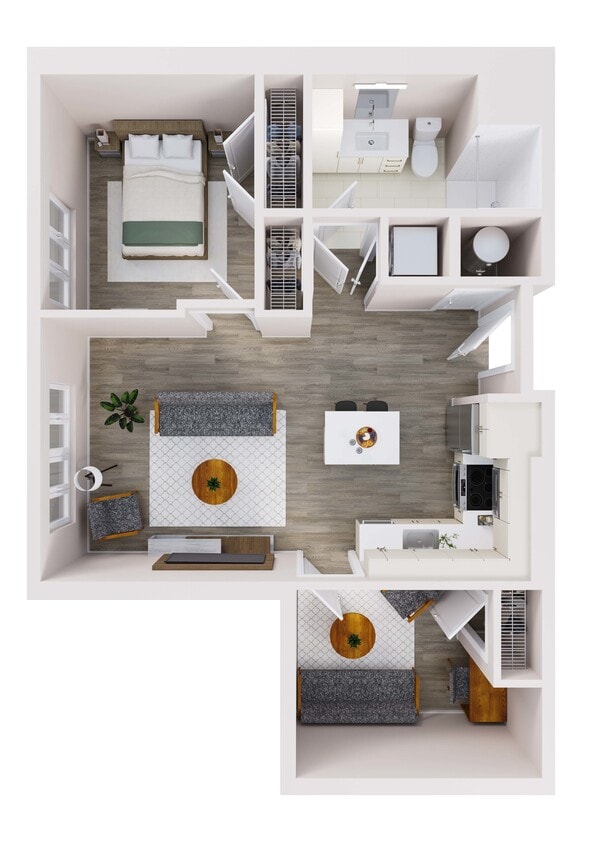 Brewers Hill - Brewers Hill 1 Bedroom + Den