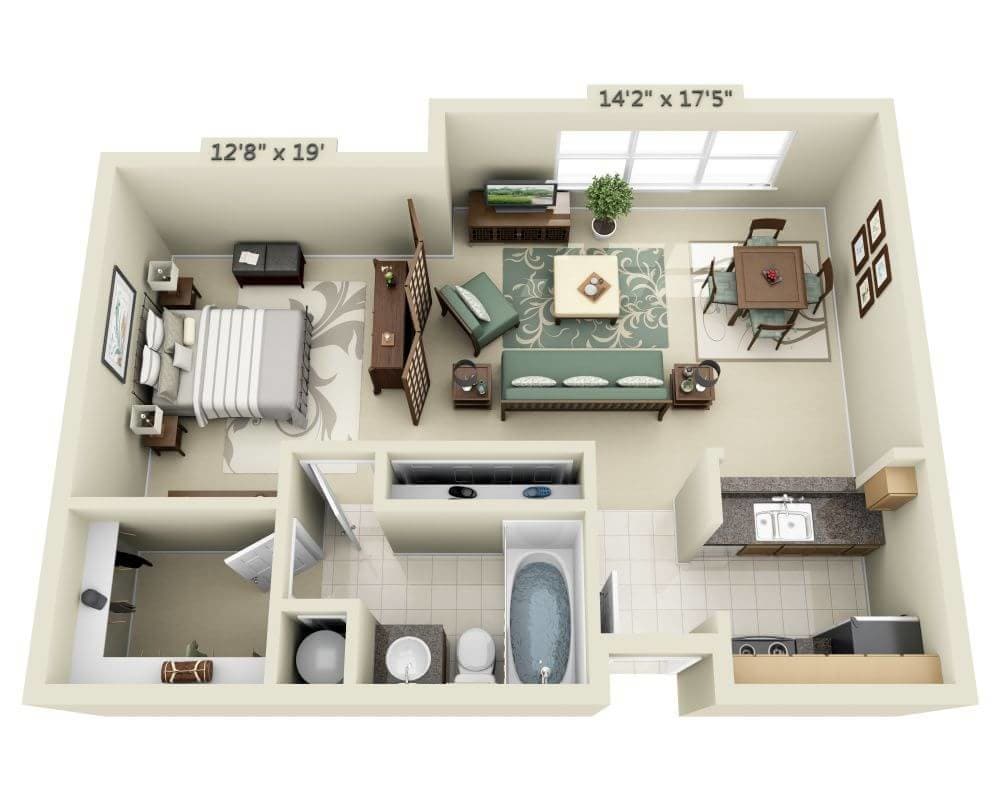 Floor Plan - Union (E1D)