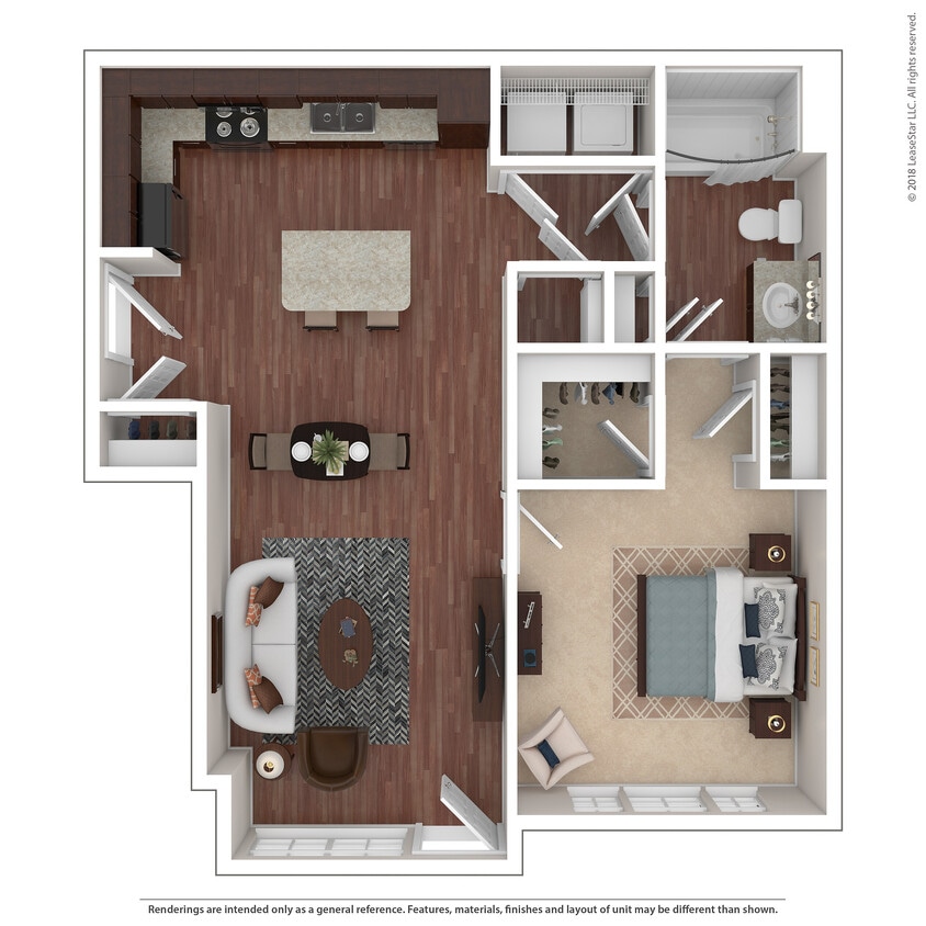 A1 3D Floor plan - A1
