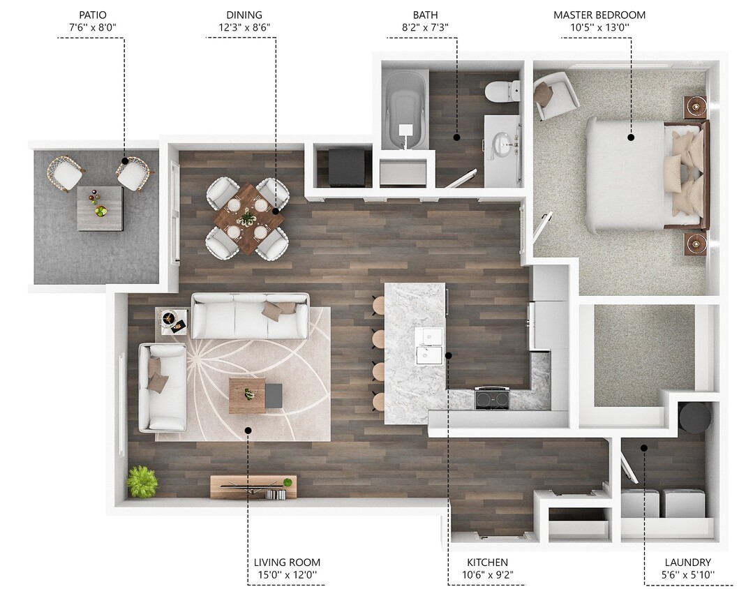 Floor Plan - A5 - Renovated