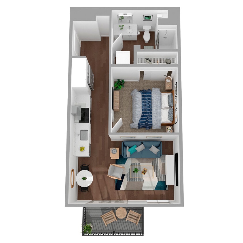 Floor Plan - Urban 1x1 - ARCH - a10.1
