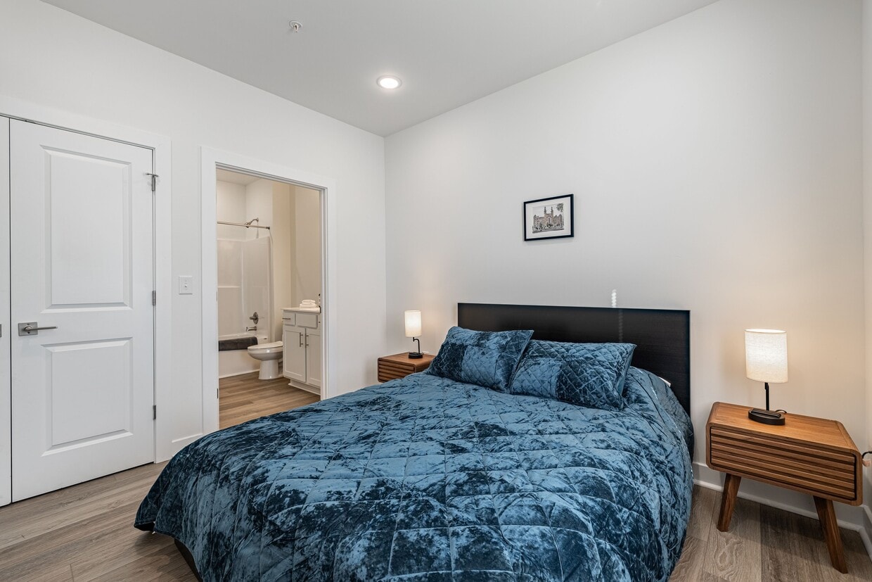 Floor Plan - 1 Bed 1 Bath - Furnished