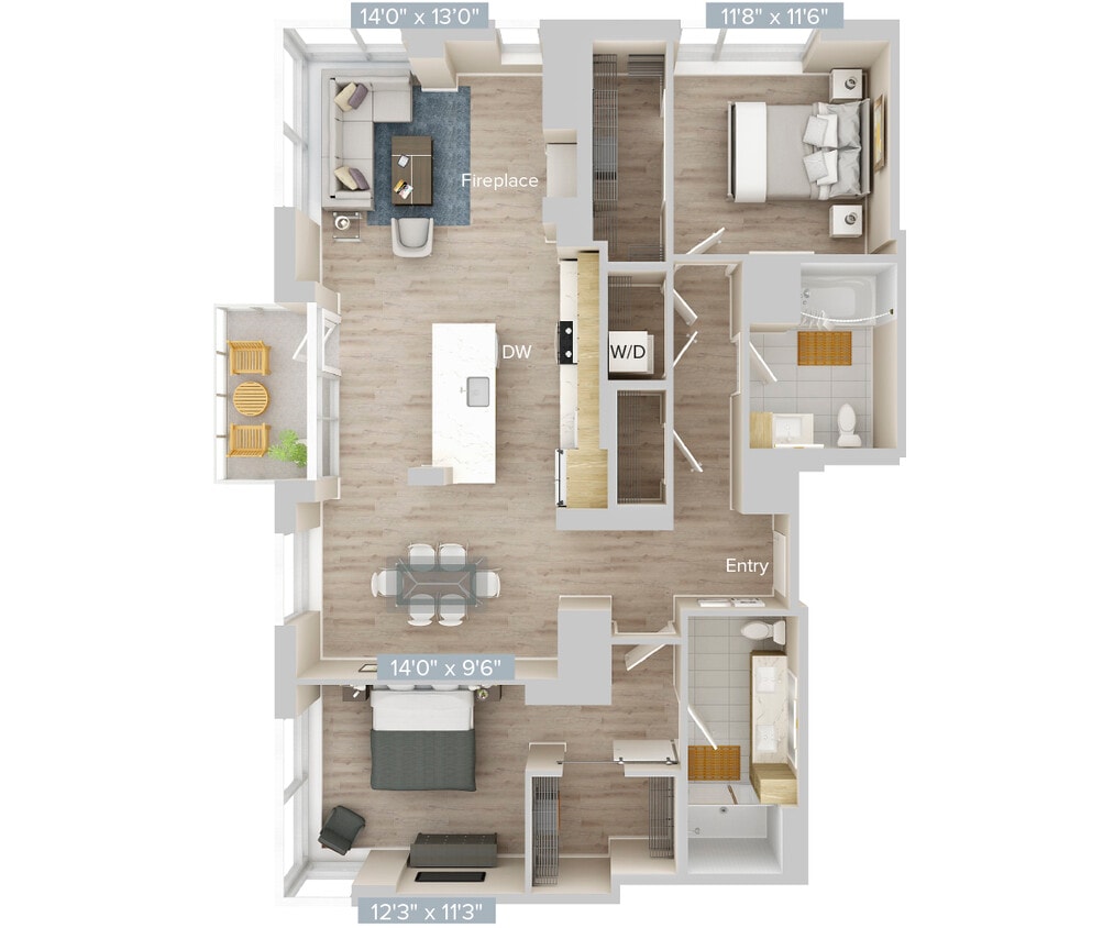 Floor Plan - B12PS-1445