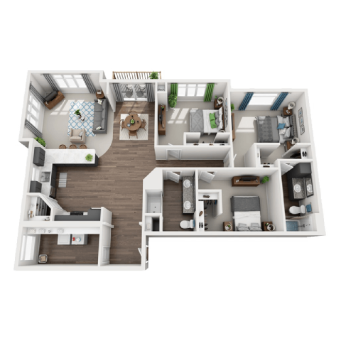 Floor Plan - Slatterly + Den
