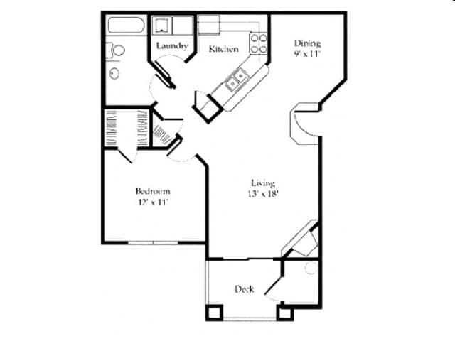 1BR, 1BA - Lucca 814 sq ft - Lucca