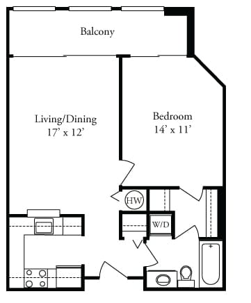 1A - 1 Bedroom - 1A 