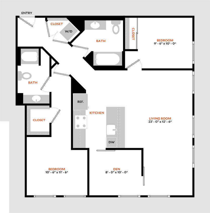 Floor Plan - Plan 2E