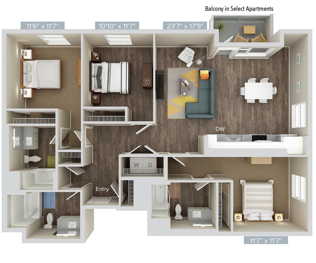 Floor Plan - C4-1445