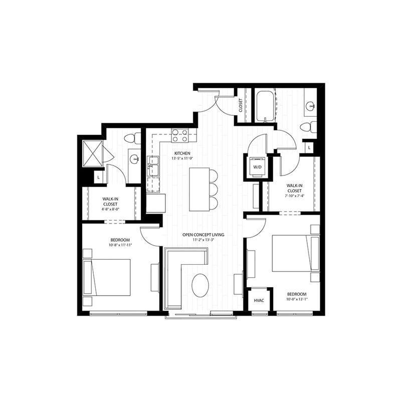 Floor Plan - Stockholm 1