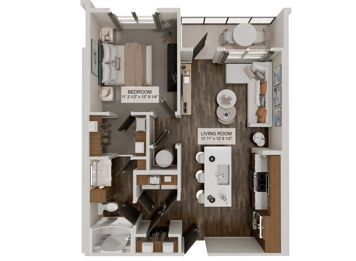 Floor Plan - Switchback (A1D)