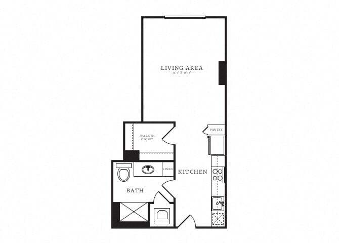 Floor Plan - Studio-A1A