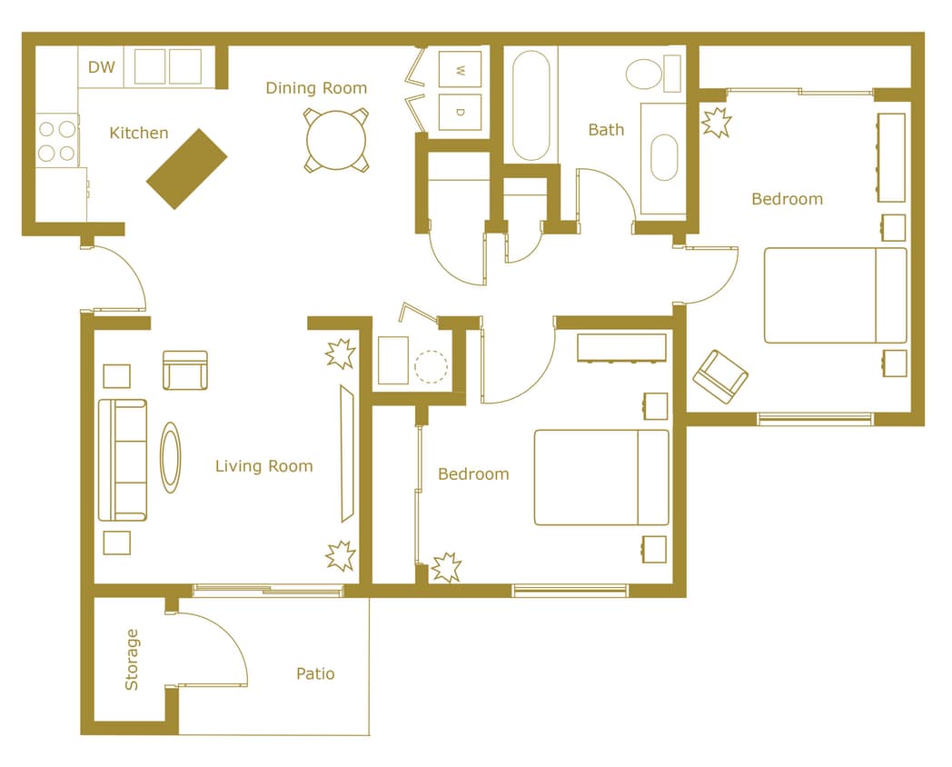 Floor Plan - 2.1a