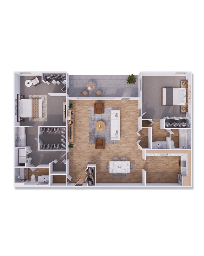 Floor Plan - South B3
