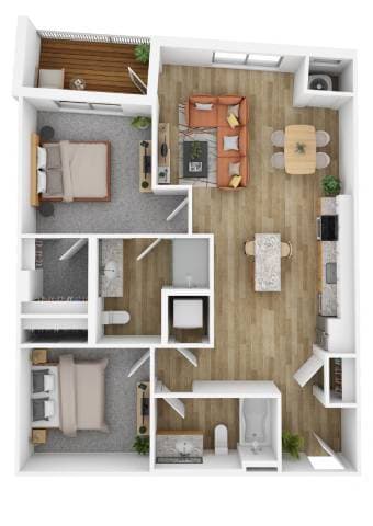 Floor Plan - Palm (BLDG II)
