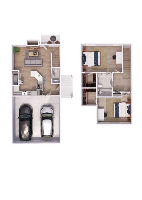 b1-2br-1.5ba-900sqft-Castle Hills.jpg - REEP RENO 2 CAR GARAGE