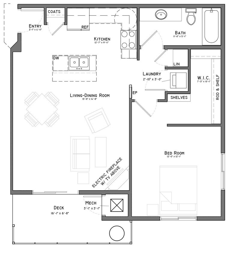 Floor Plan - Little Blue (B1-55)