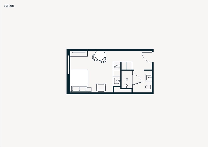 Floor Plan - Studio (STA5M)