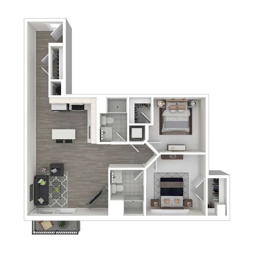 Dam Neck - 2 Bedroom - 3D Furnished - Dam Neck